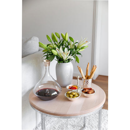EDZARD triplet bowl triple bowl snack bowl Perla, zwaar verzilverd, diameter 21 cm