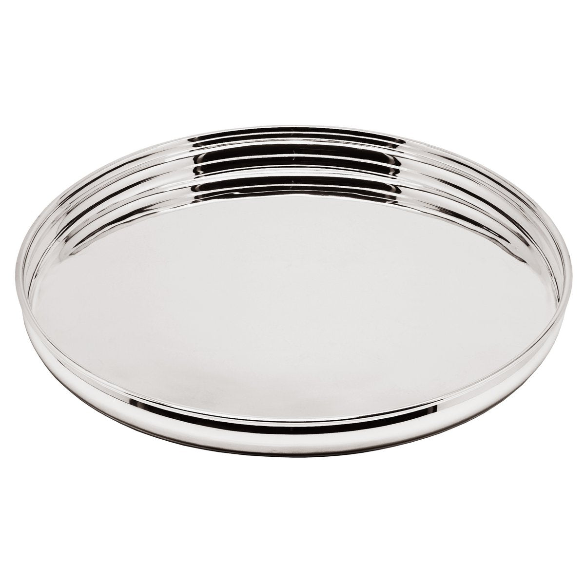 EDZARD dienblad Segovia, rond, zwaar verzilverd, diameter 36 cm, hoogte 3,5 cm