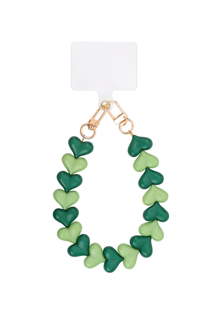 Double heart phone cords