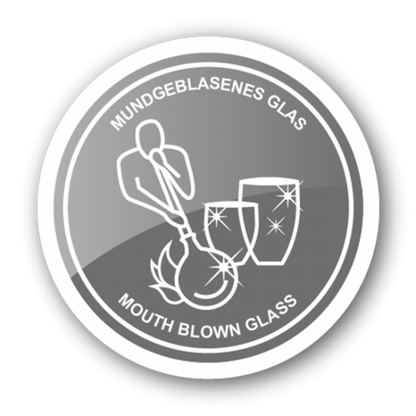 EDZARD kan Olivia, mondgeblazen kristalglas met platina rand, hoogte 16 cm, inhoud 1,0 liter