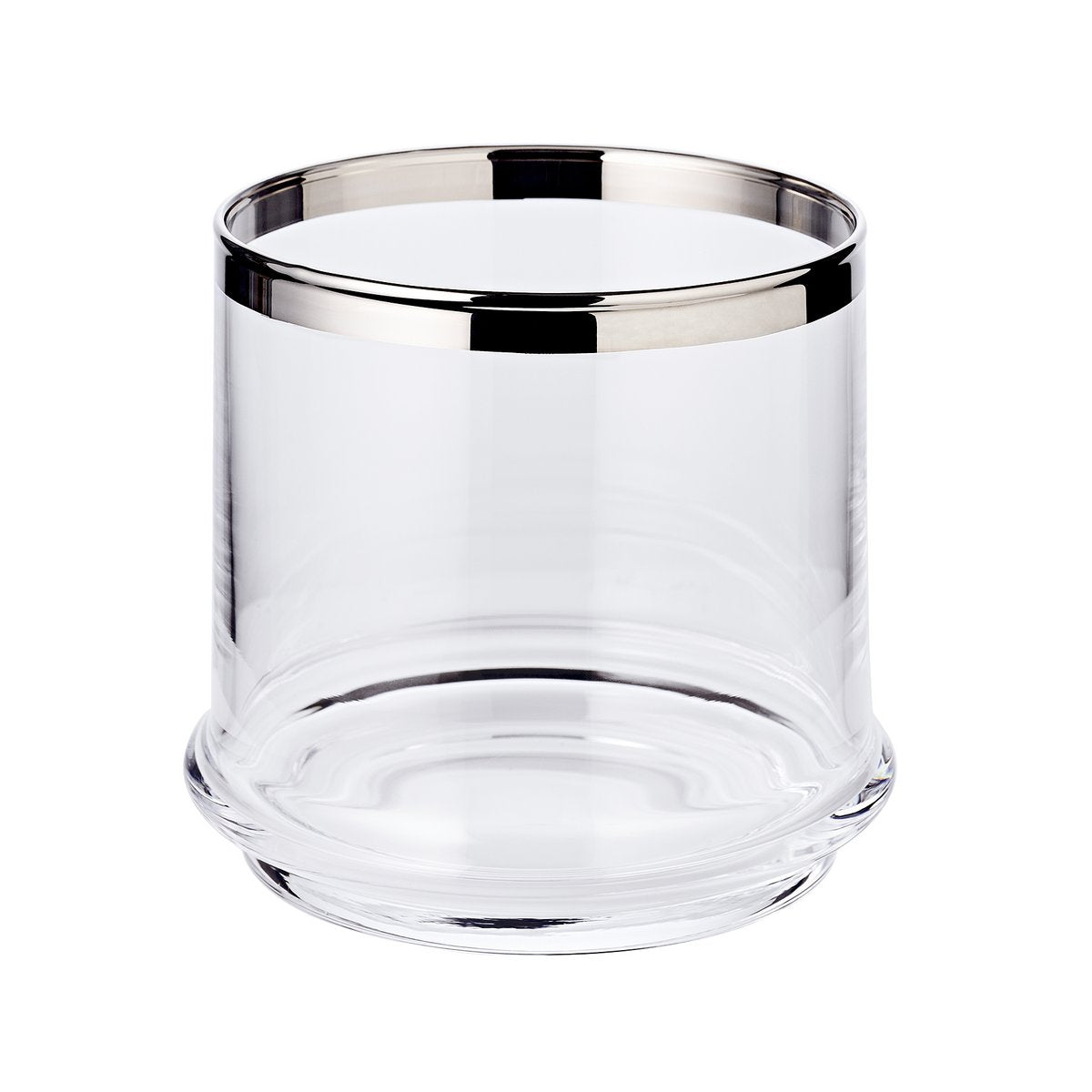 Vervangend deksel (hoogte 5 cm, ø 14 cm) voor serveerschaal Lia 1284 en 1285, mondgeblazen kristalglas