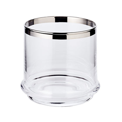 Vervangend deksel (hoogte 5 cm, ø 14 cm) voor serveerschaal Lia 1284 en 1285, mondgeblazen kristalglas