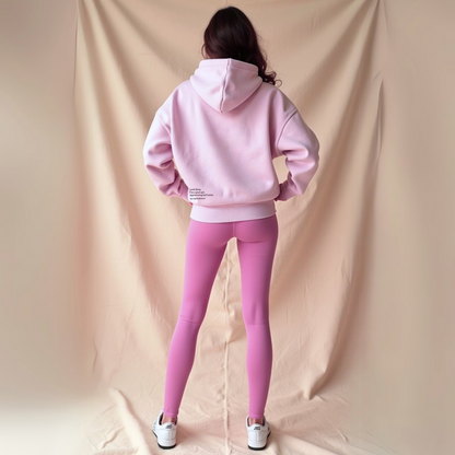 Hoodie met rits "GGBH" - mintgreen