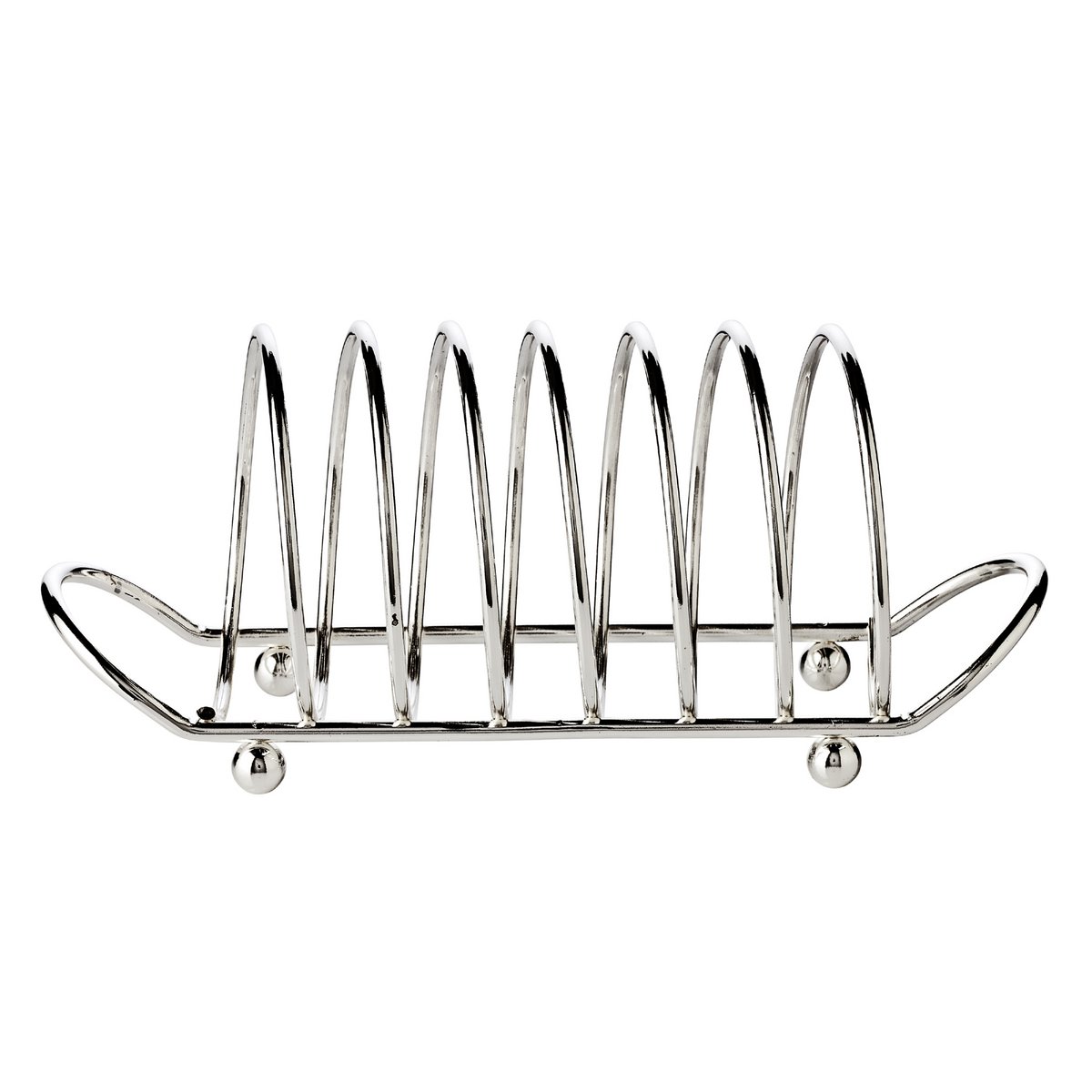 EDZARD toasthouder toastschijfhouder String, voor 6 sneetjes, edel verzilverd, lengte 22 cm