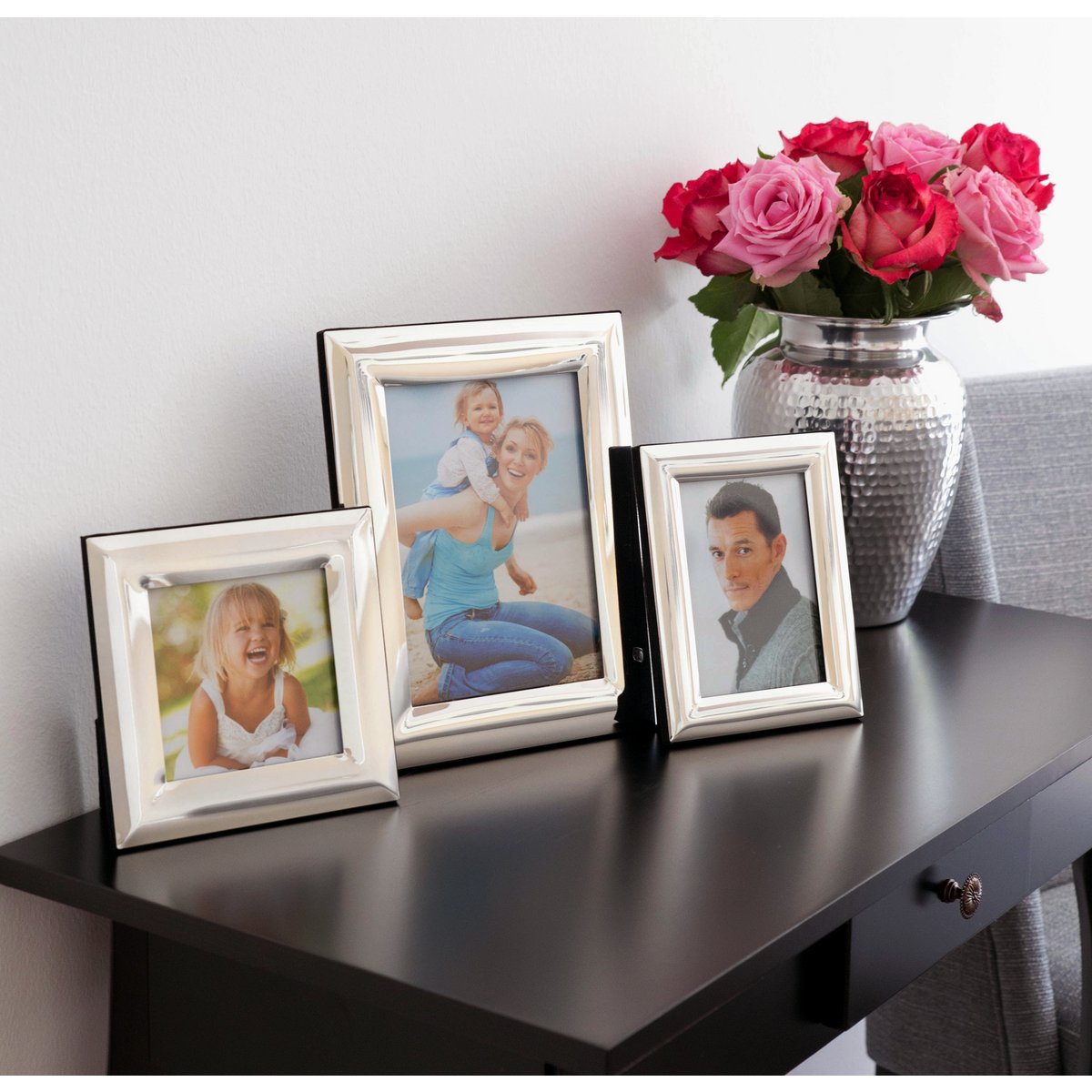 EDZARD fotolijst fotolijst Gela voor foto 9 x 13 cm, verzilverd, aanslagbestendig