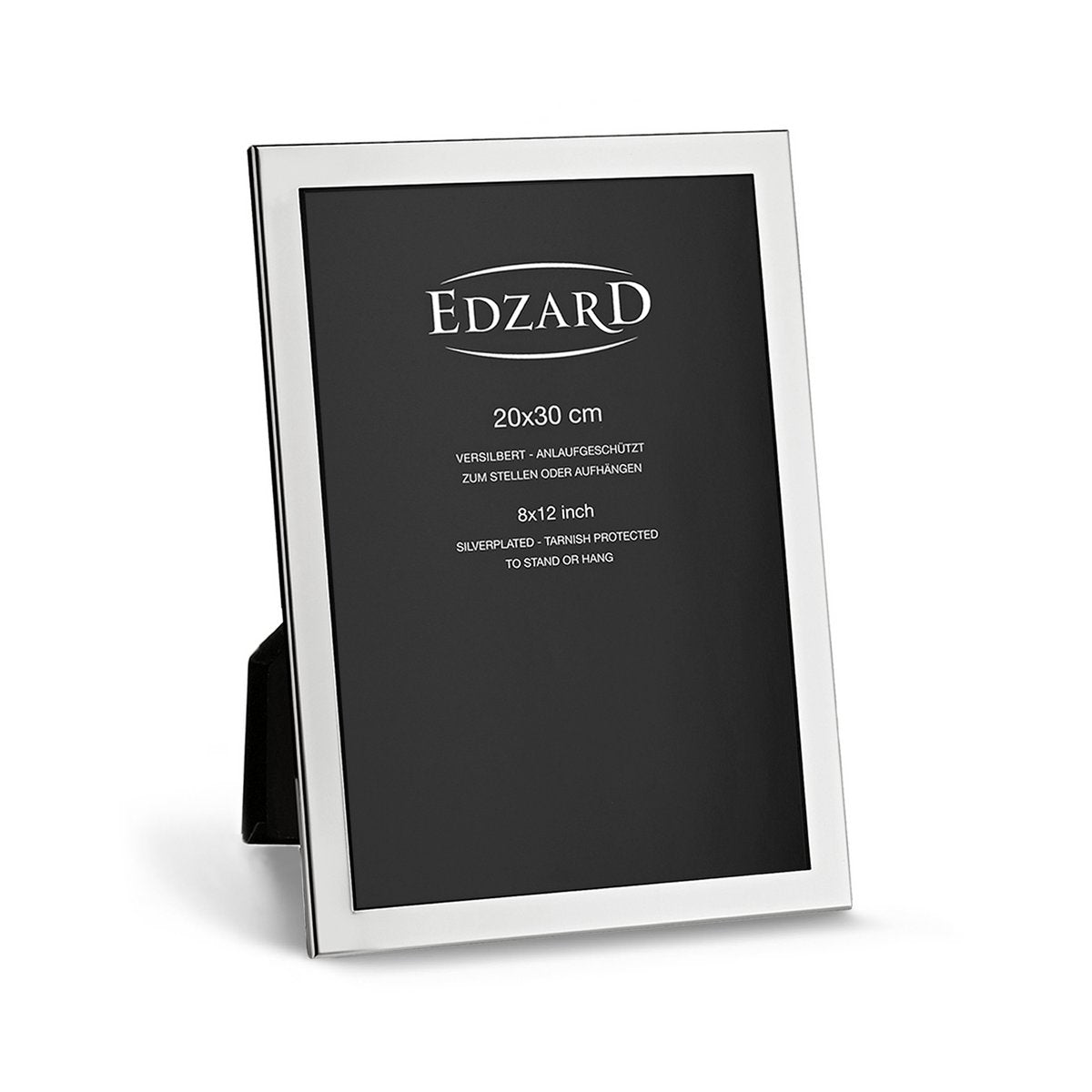 EDZARD fotolijst Prato voor foto 20 x 30 cm, verzilverd, aanslagbestendig, met 2 hangers