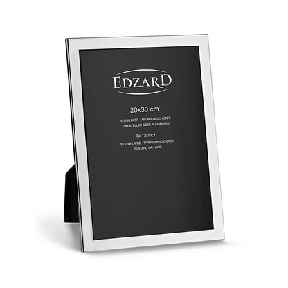 EDZARD fotolijst Prato voor foto 20 x 30 cm, verzilverd, aanslagbestendig, met 2 hangers