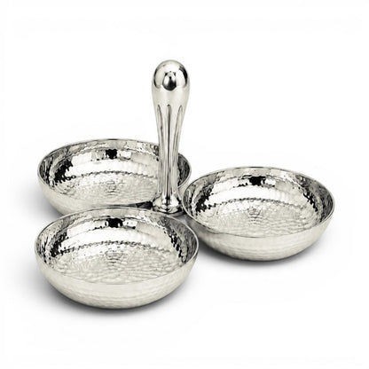 Akron schaal (H 11 cm, ⌀ 9 cm), vernikkeld