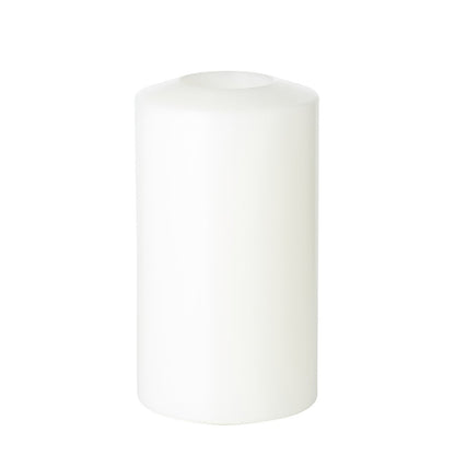 Cornelius Double Pine permanente kaars (hoogte 15 cm, Ø 8 cm), wit, hittebestendig tot 90°