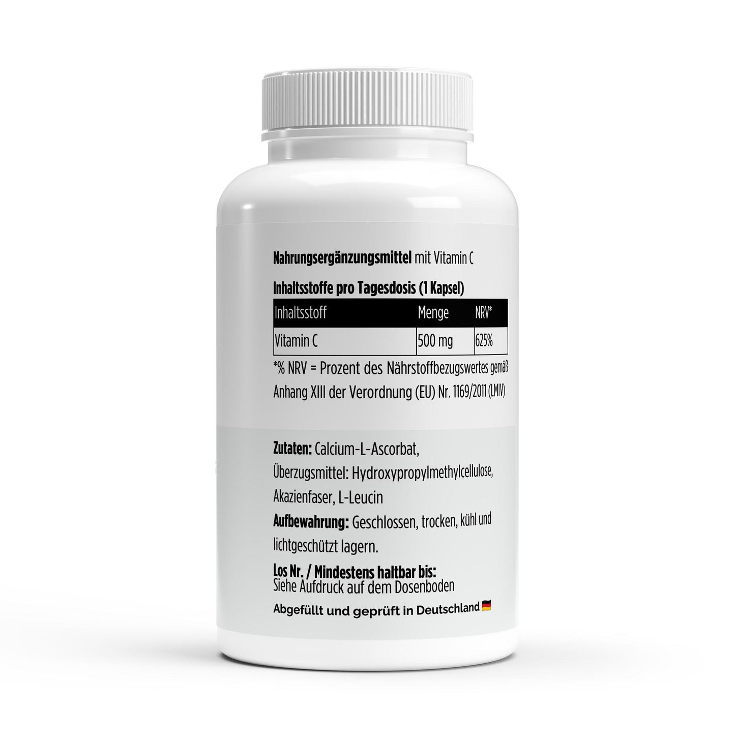 Gepuffertes Vitamin C 500mg - 240 Kapseln