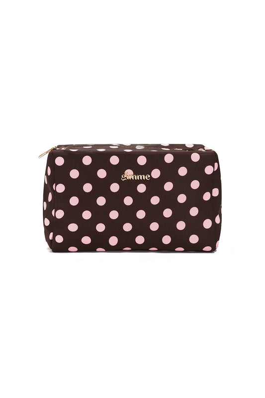 Make-up tasjes met stippen, eenvoudig, polyester, dagelijkse accessoires