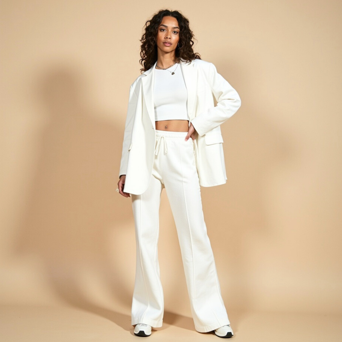 SWYNTO Blazer Weiss