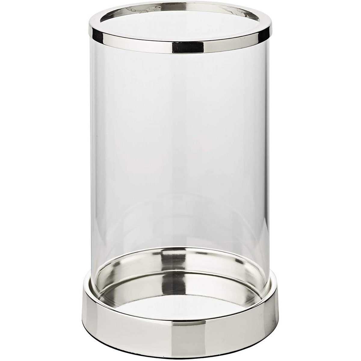 EDZARD lantaarn Sanremo, edel verzilverd, aanslagbestendig, hoogte 26 cm, diameter 16,5 cm