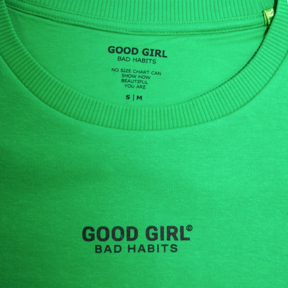 Crew Neck Heat "Good genoeg voor" - Green