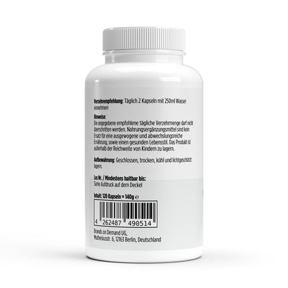 Omega 3 Triglyceride 18/12 (Halal Gelatine) - 120 Softgels