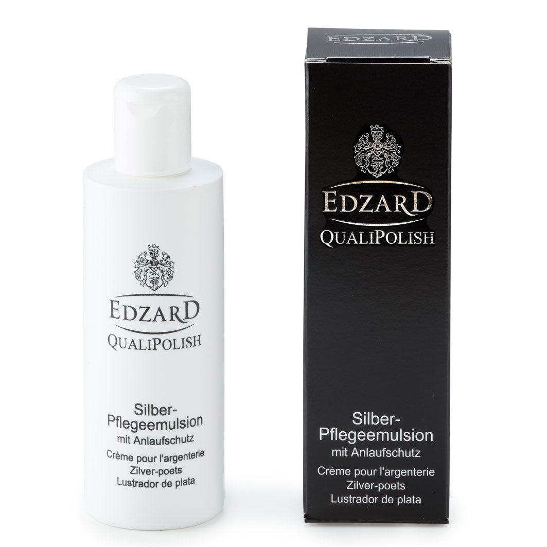 EDZARD QualiPolish® zilververzorgingsemulsie met aanslagbescherming, inhoud 125 ml