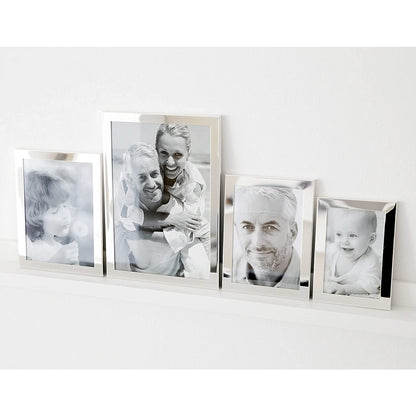 EDZARD fotolijst Prato voor foto 13 x 18 cm, edel verzilverd, aanslag beschermd, met 2 hangers
