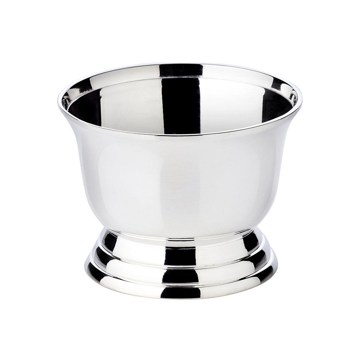 EDZARD crèmeservies jersey 3 stuks, zwaar verzilverd (suikerpot, melkkan, dienblad)