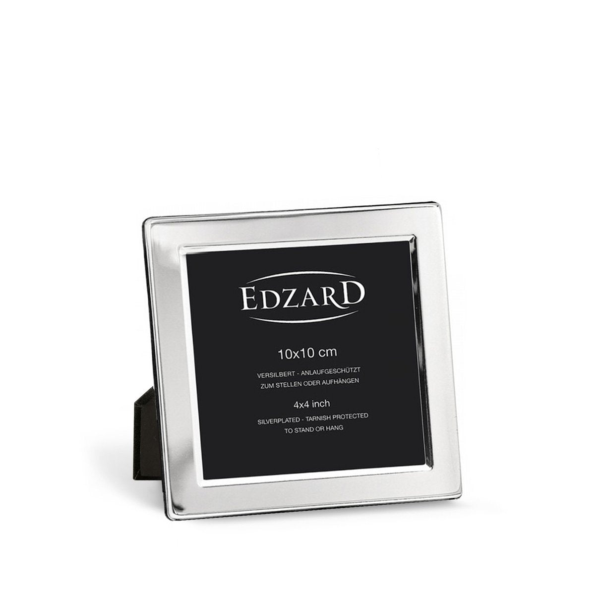 EDZARD fotolijst Salerno voor foto 10 x 10 cm, edel verzilverd, aanslagbestendig