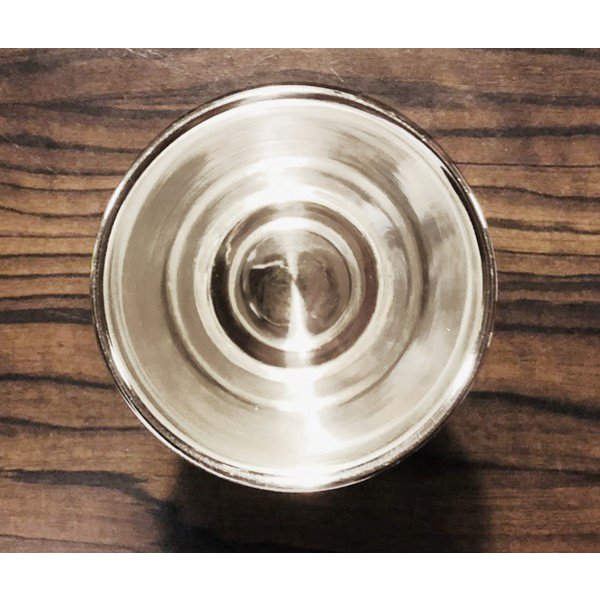 EDZARD mok drinkbeker zilveren mok vaas kegel, zwaar verzilverd, hoogte 11 cm