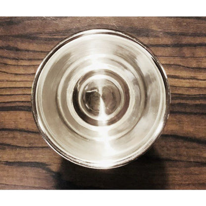 EDZARD mok drinkbeker zilveren mok vaas kegel, zwaar verzilverd, hoogte 11 cm