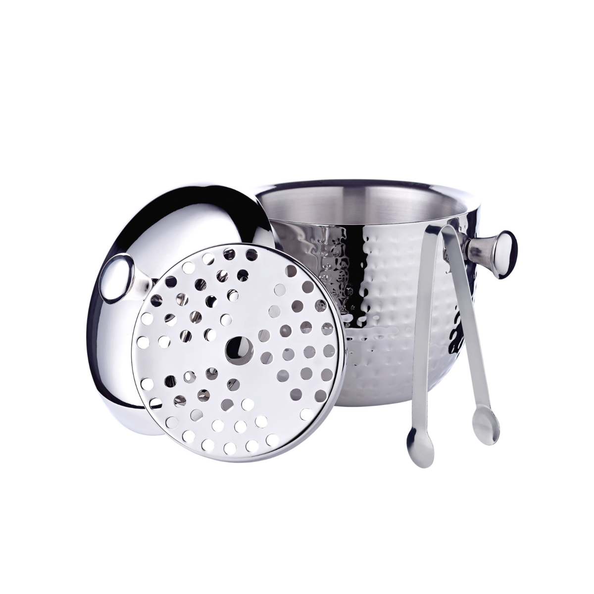 IJsemmer rico H 21 cm met deksel-, zeef- en ijstang