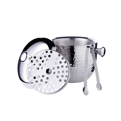 IJsemmer rico H 21 cm met deksel-, zeef- en ijstang