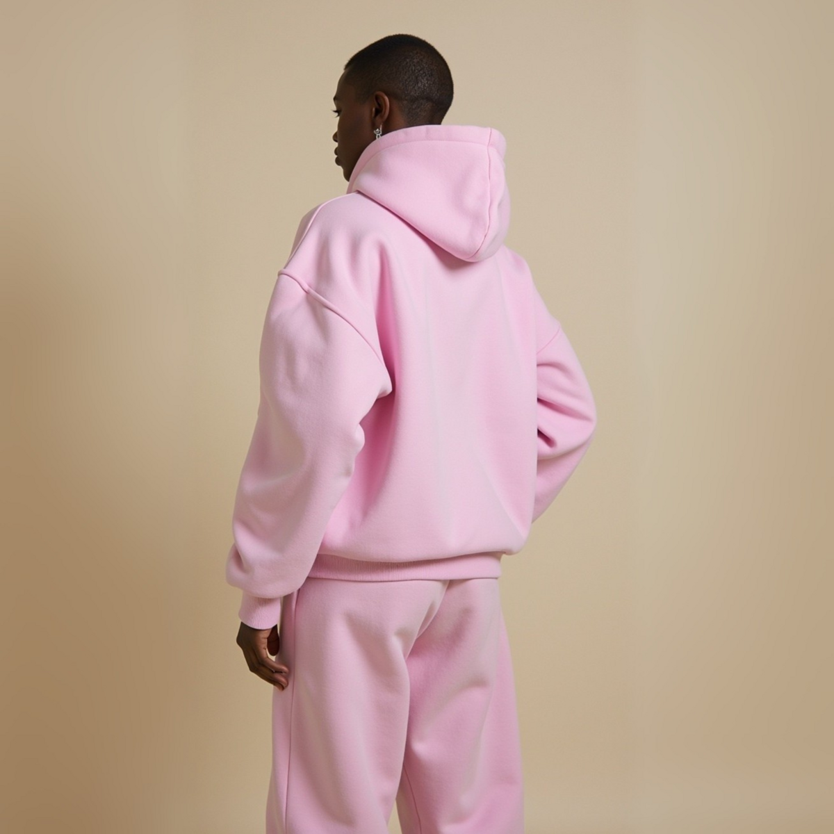 Hoodie "SLECHTE MEISJES GAAN NAAR PARIJS" - Beige