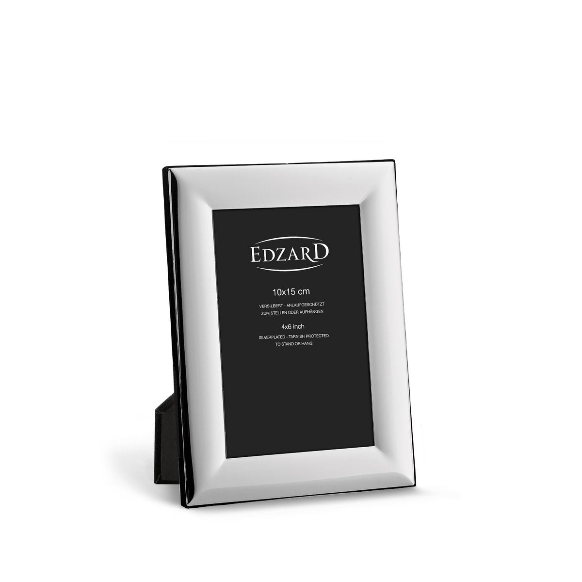 EDZARD fotolijst fotolijst Gela voor foto 10 x 15 cm, edel verzilverd, aanslag beschermd, met 2 hangers