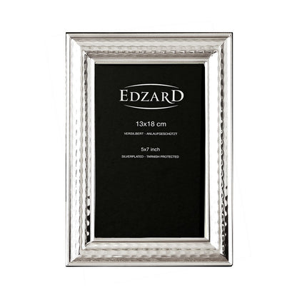 EDZARD fotolijst Urbino voor foto 13 x 18 cm, edel verzilverd, aanslag beschermd, met 2 hangers