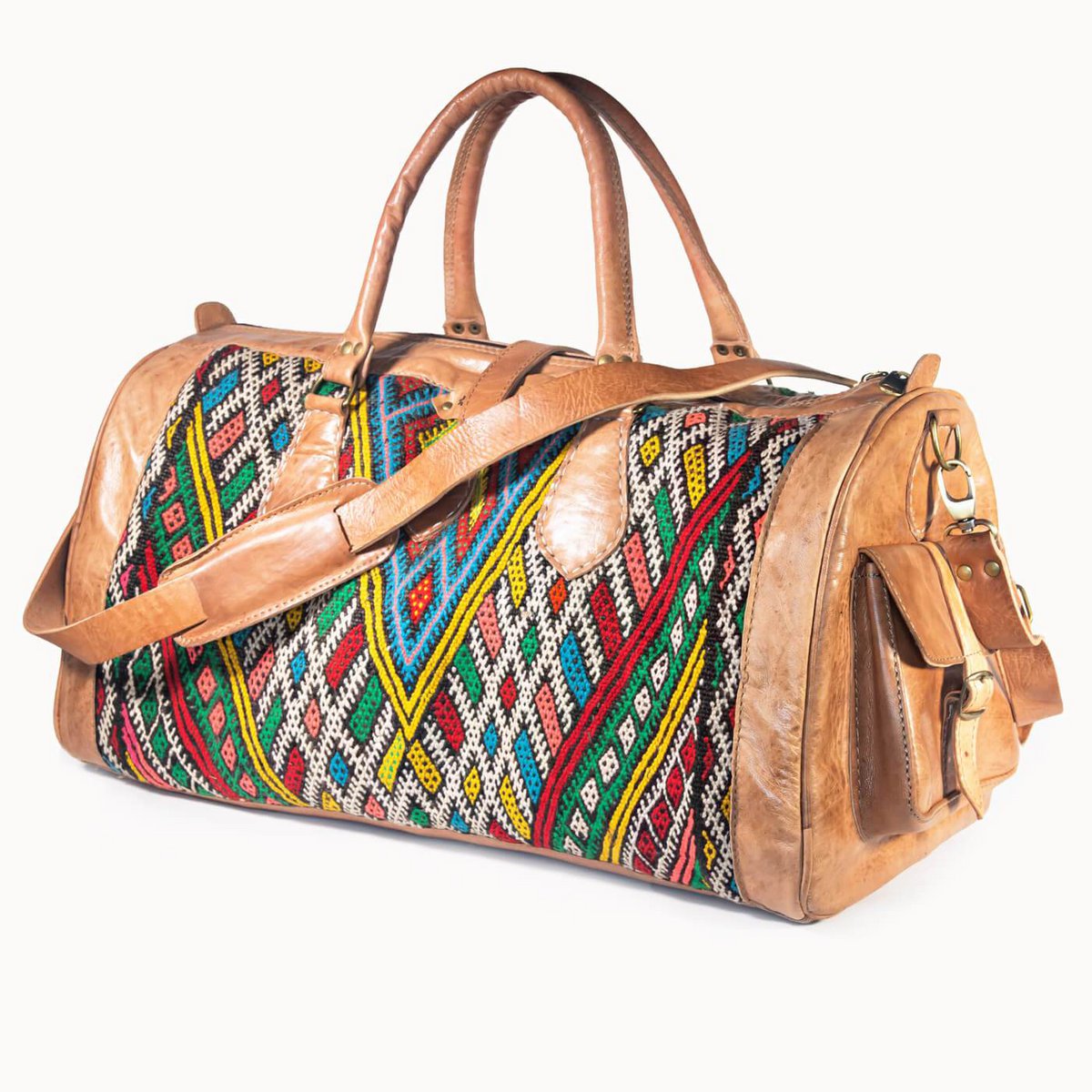 Leren Tas 'Kilim X'