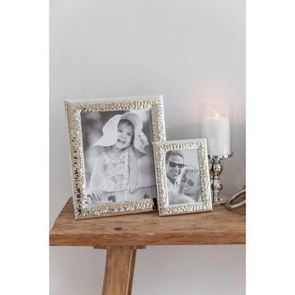 EDZARD fotolijst Gubbio voor foto 10 x 15 cm, edel verzilverd, aanslagbestendig, met 2 hangers