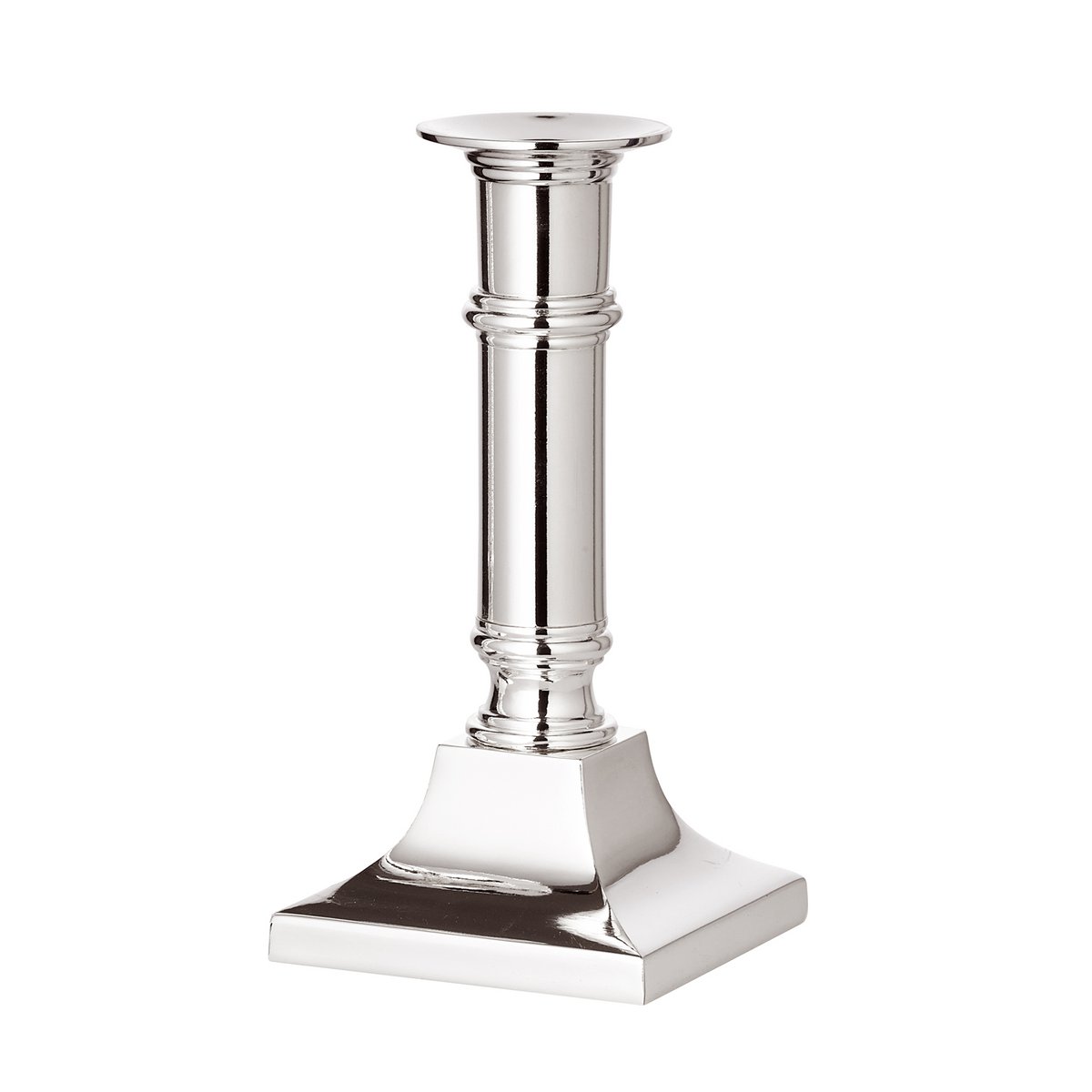 EDZARD kandelaar Kent kandelaar, verzilverd, aanslagbestendig, hoogte 16 cm