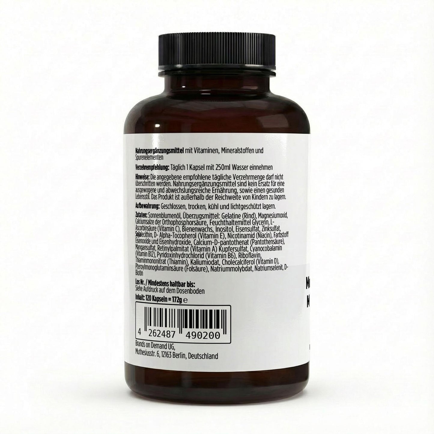 Multivitamin und Mineral Komplex - 120 Softgels