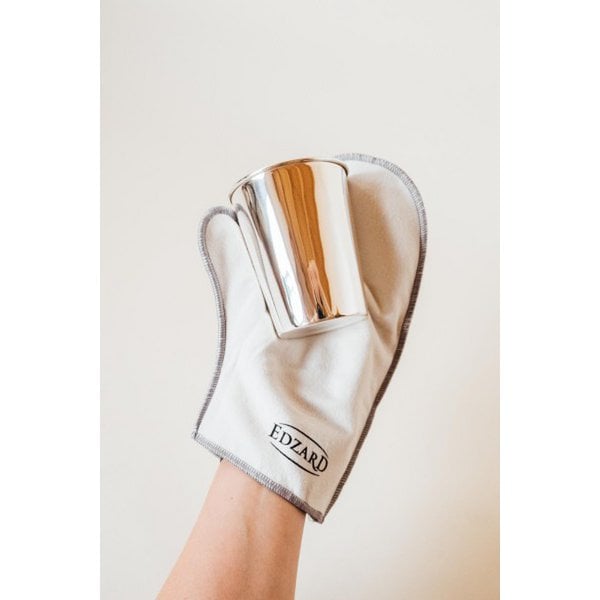 EDZARD QualiPolish® zilveren verzorgende handschoenen zilveren handschoenen (paar)
