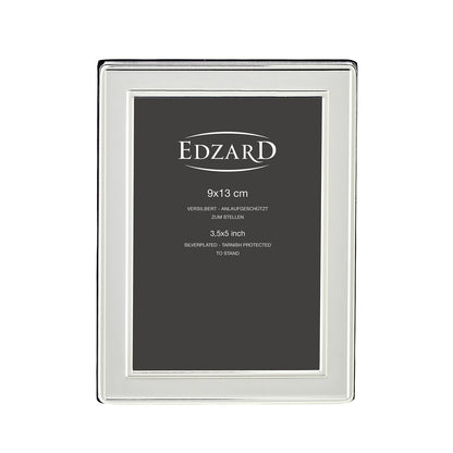 EDZARD fotolijst Nardo fotolijst voor foto 9 x 13 cm, verzilverd, aanslagbestendig