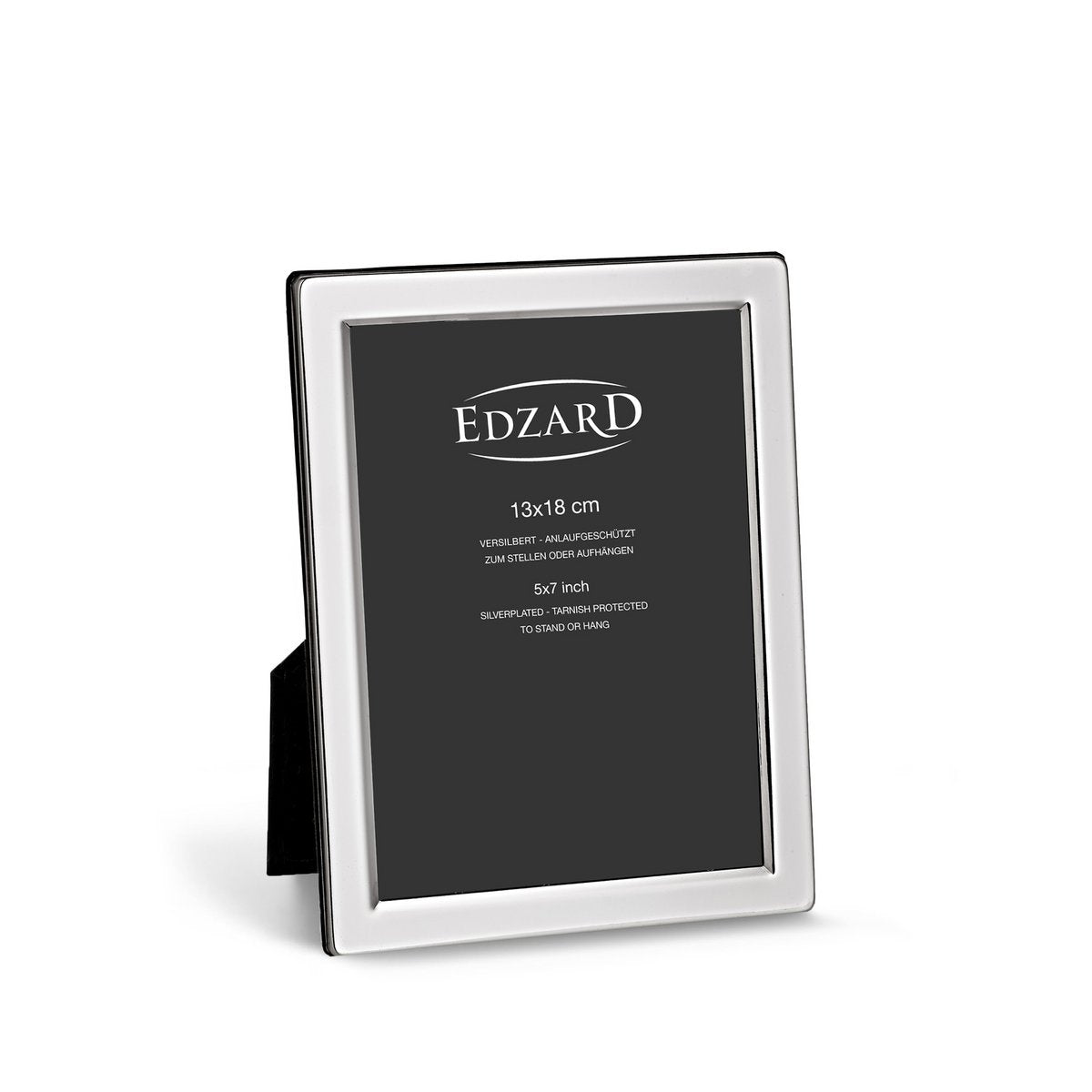 EDZARD set van 2 fotolijsten Salerno voor foto 13 x 18 cm, verzilverd, aanslagbestendig