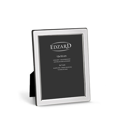 EDZARD set van 2 fotolijsten Salerno voor foto 13 x 18 cm, verzilverd, aanslagbestendig