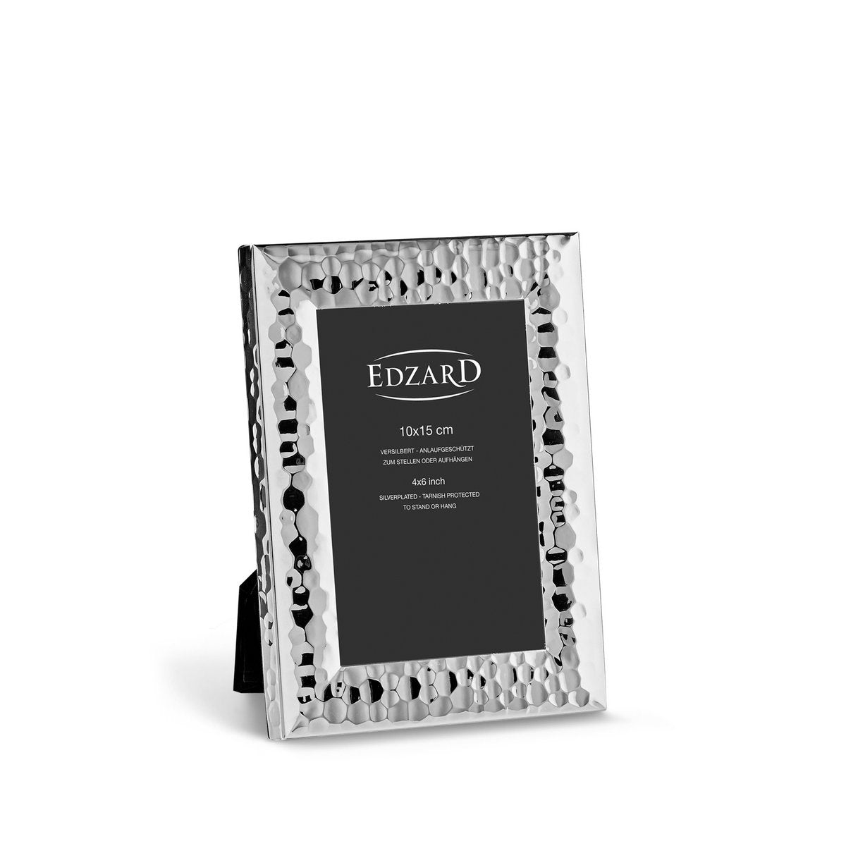 EDZARD fotolijst Gubbio voor foto 10 x 15 cm, edel verzilverd, aanslagbestendig, met 2 hangers