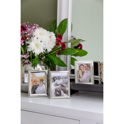 Set van 3 fotolijsten Joline (6 x 9 cm), verzilverd, aanslagbestendig