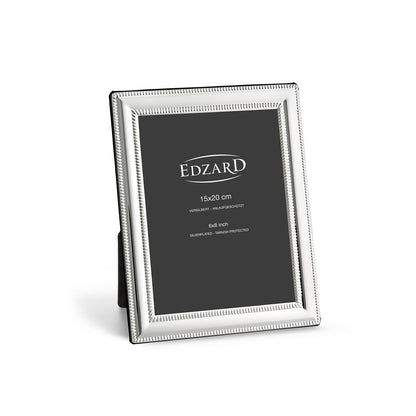 Edzard fotolijst matera (15x20 cm), parelrand, nobel zilver -plated, verder geprotected, 2 hangers