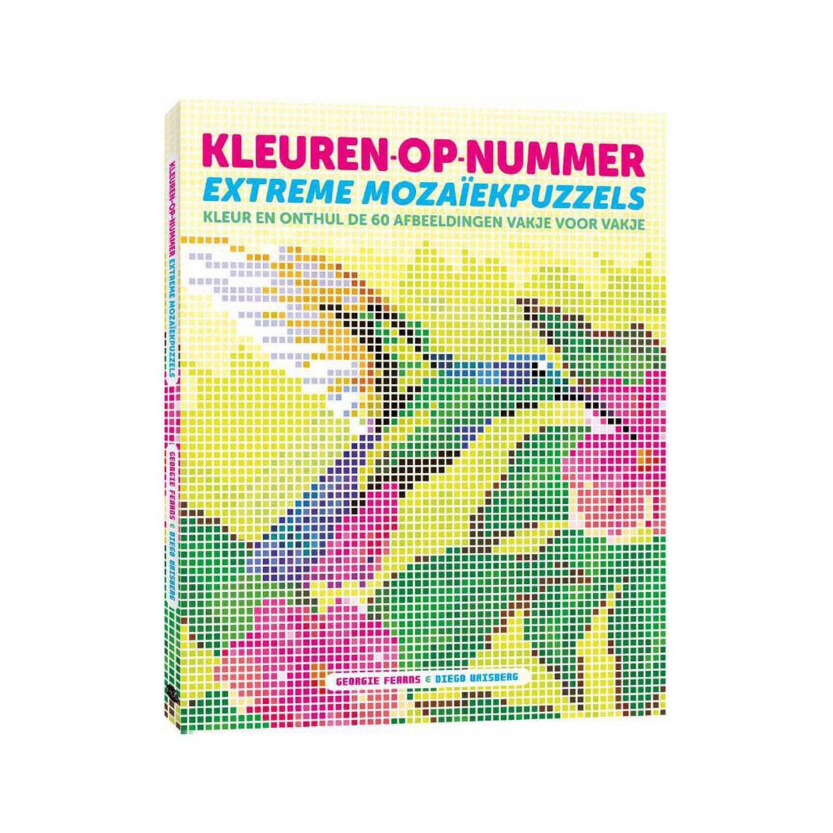 Kleuren op nummer extreme mozaïekpuzzels