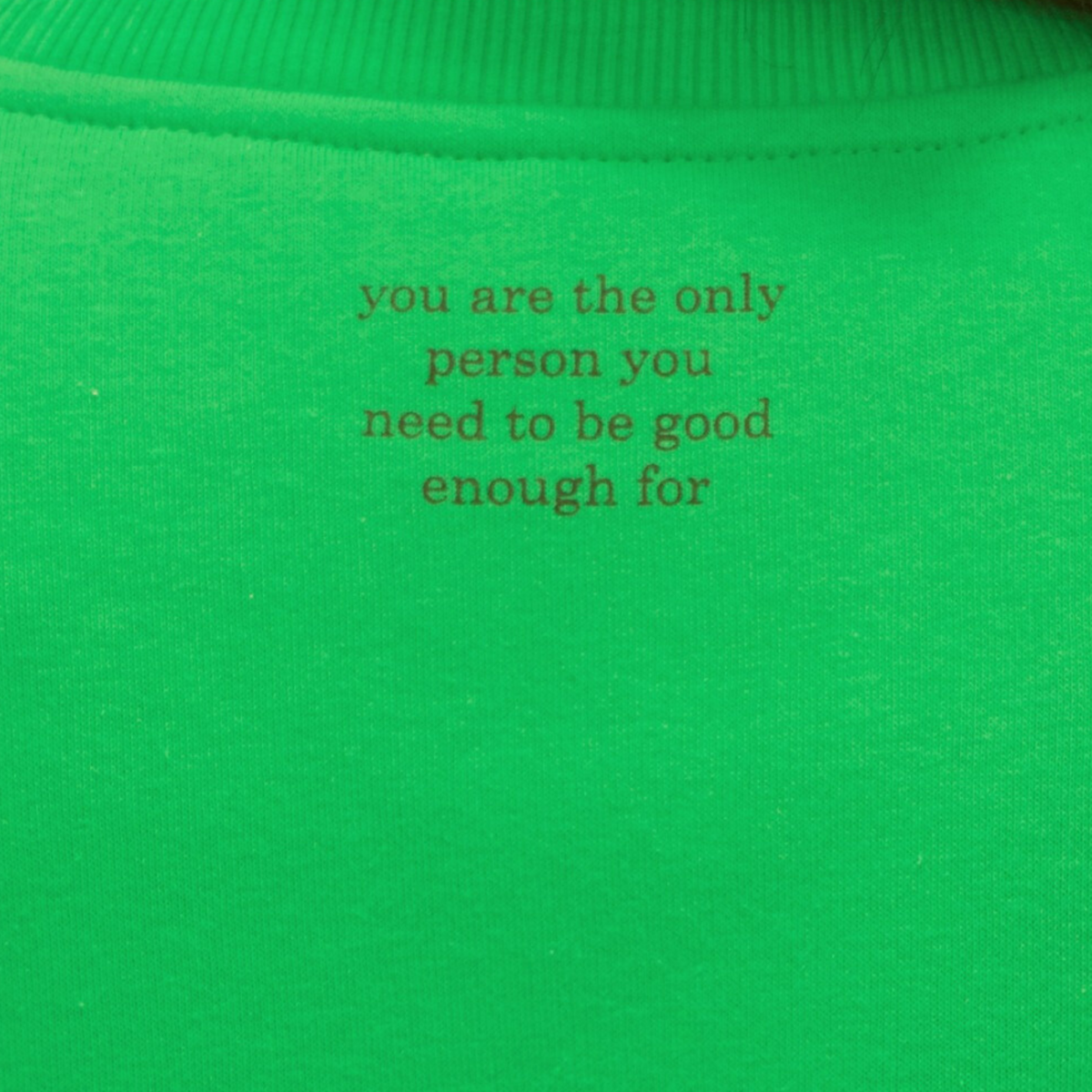 Crew Neck Heat "Good genoeg voor" - Green
