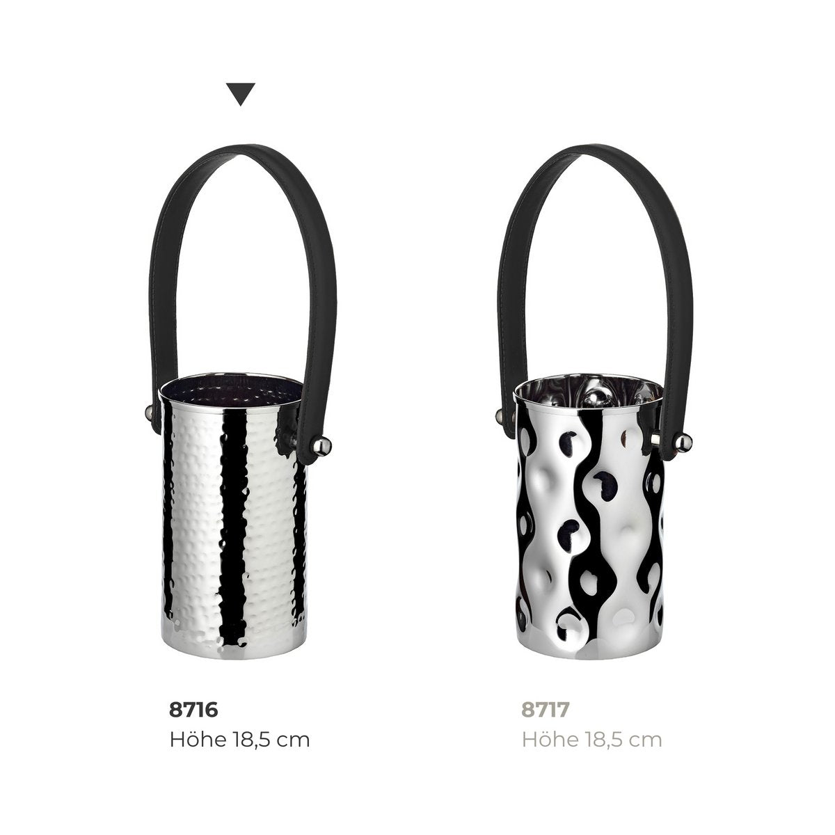 Fleskoeler Gavin Hammered Ø 11 H 18,5 cm