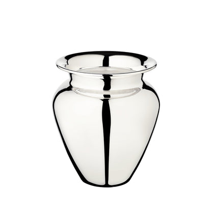 EDZARD Vaas Antonia, verzilverd, hoogte 21 cm, diameter 18 cm, opening diameter 12 cm