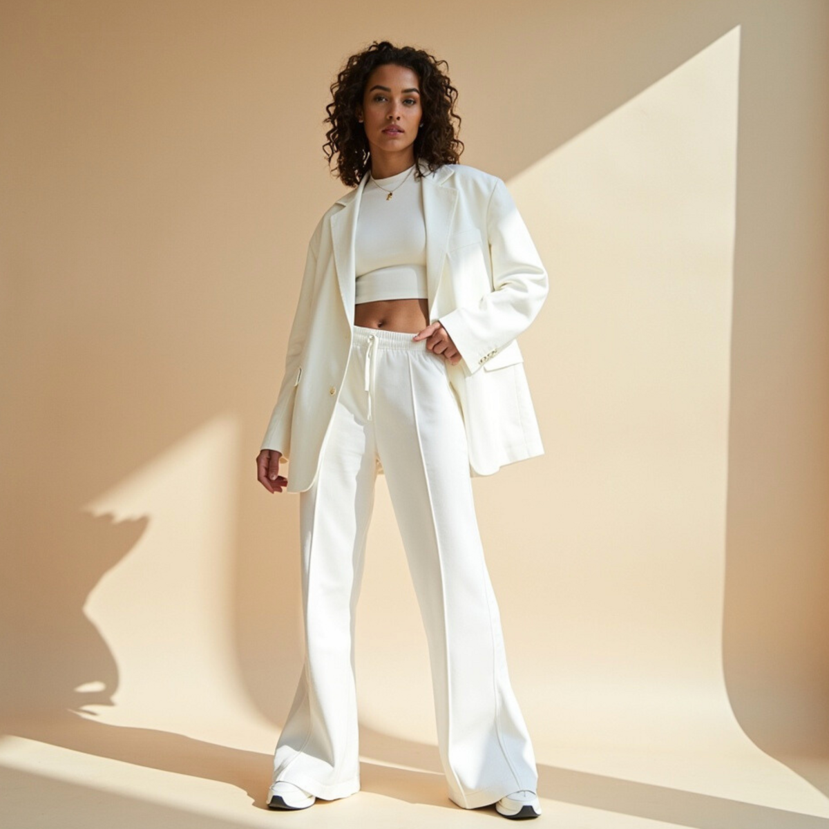 SWYNTO Blazer Weiss