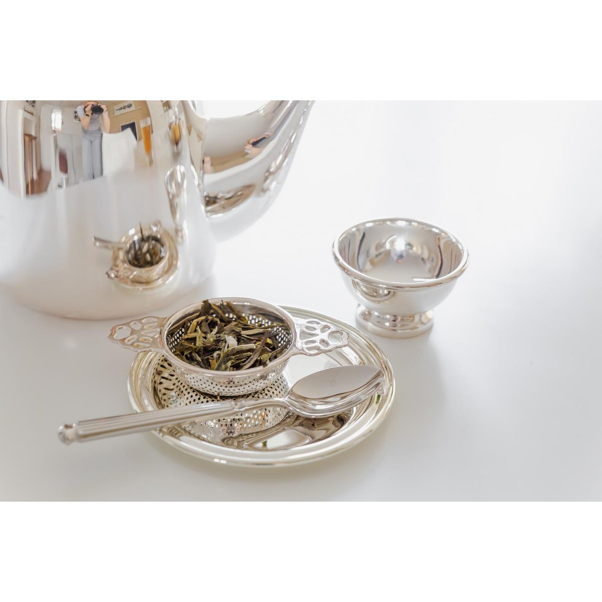 EDZARD set van 2 Astoria glazen onderzetters, elegant verzilverd en aanslagvrij, diameter 11 cm