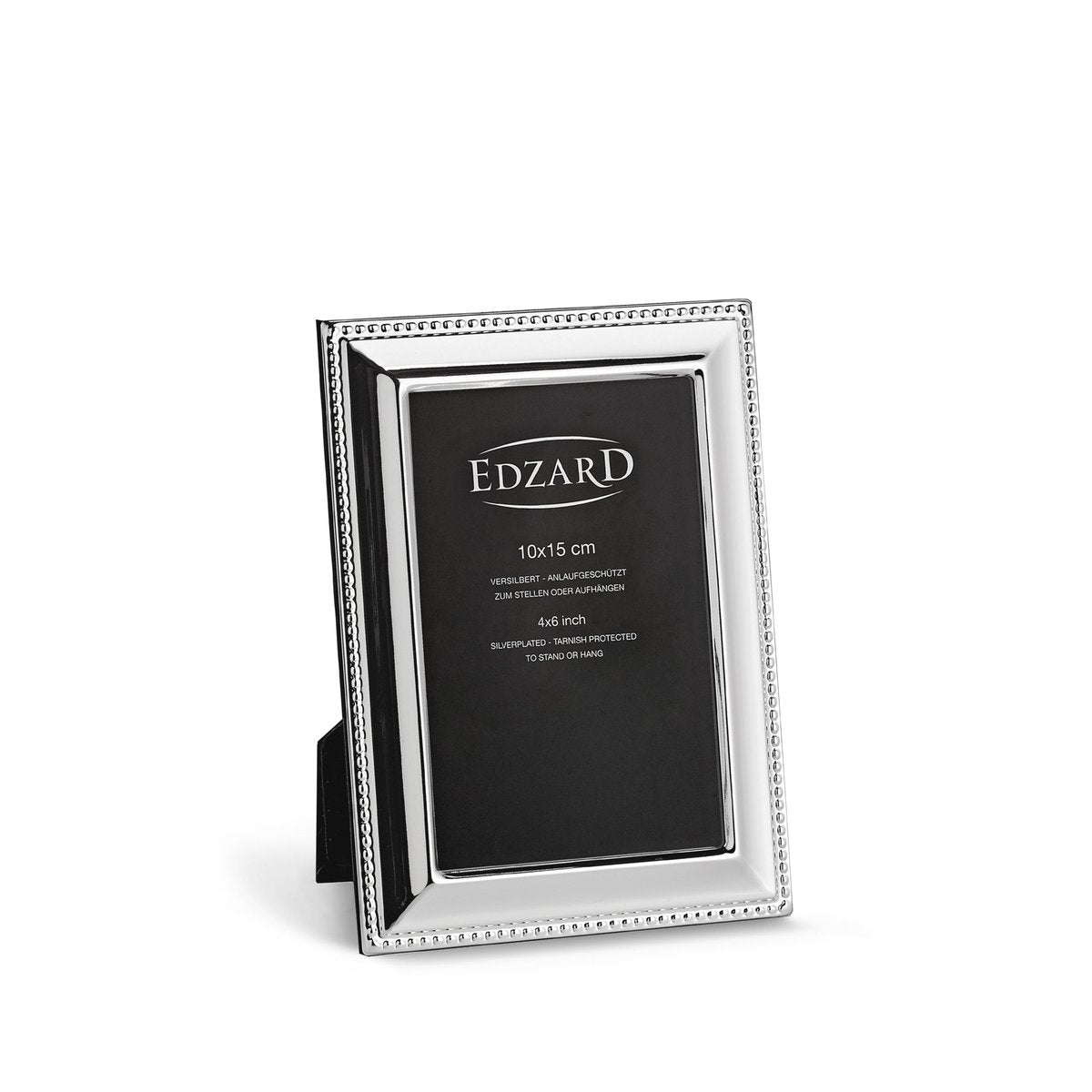 EDZARD fotolijst Perla voor foto 10 x 15 cm, edel verzilverd, aanslag beschermd, met 2 hangers