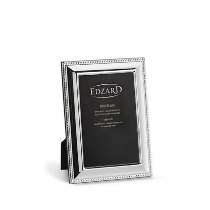 EDZARD fotolijst Perla voor foto 10 x 15 cm, edel verzilverd, aanslag beschermd, met 2 hangers