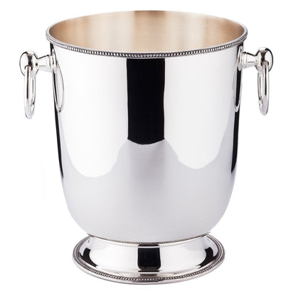 EDZARD flessenkoeler wijnkoeler Perla met handgrepen, zwaar verzilverd, hoogte 22 cm, diameter 18 cm